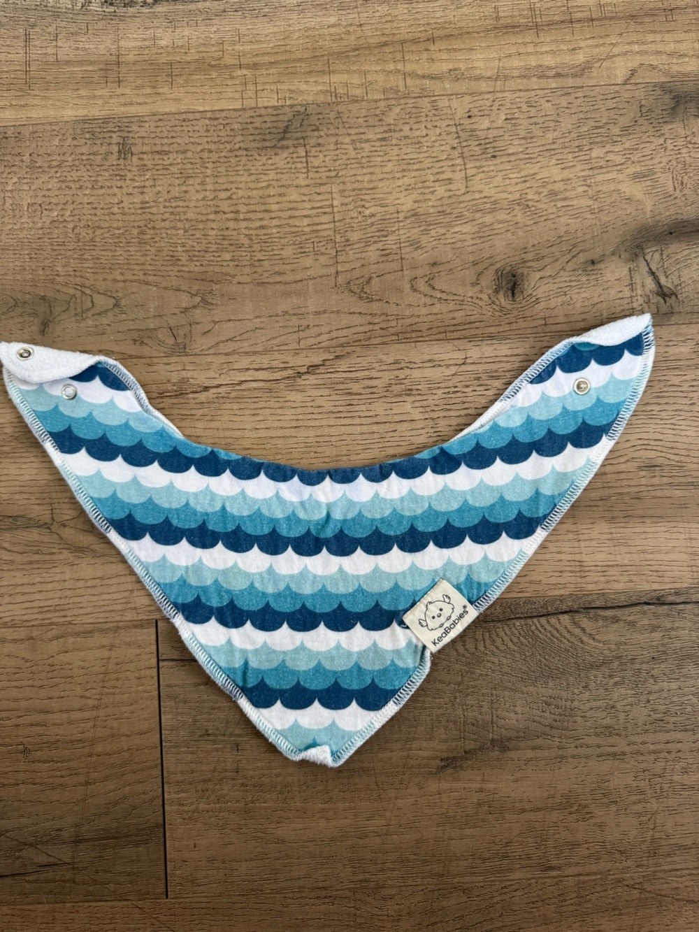 KeaBabies Blue Wave Baby Bib